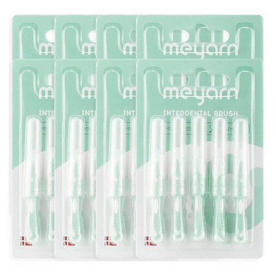 YEVYO 50 Counts Angle Interdental Brushes Between Teeth