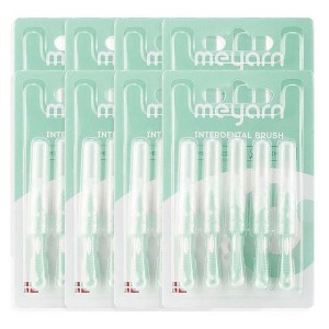 YEVYO 50 Counts Angle Interdental Brushes Between Teeth - 1 of 4