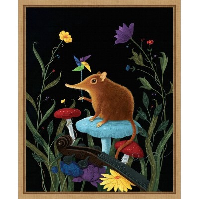 Amanti Art Herschels Treasures by Gina Matarazzo Canvas Wall Art Print Framed 16 x 20-in.