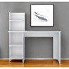 HomeRoots 47" White Wood Computer Desk - 2 of 4