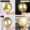 PartyWoo Balloons Metallic Gold Light 12 Inch 50 pcs - 2 of 4