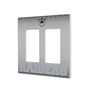 NFL AFC Historic Teams Linen Hidden-Screw Light Switch Plate for Double Rocker - 1 of 4