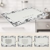 REGALWOVEN Regalwoven Diatomaceous Stone Dish Drying Mat, Floral Quick Dry Dish Mat Drying Kitchen Mat - 4 of 4