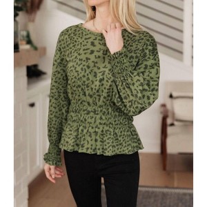 Women's Ariana Printed Top - Hailey & Co - 1 of 4