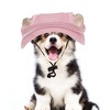 Unique Bargains Small Dog Cat Sun Hat with Ear Holes for Summer Outdoor Sports - 3 of 4