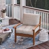 ARDEN Plush Modern Tufted Polyfill Deep Seat Cushion Set, 24 x 24, Arden x Alexandra Kay Collection, Water repellent, Fade Resistant - 3 of 4