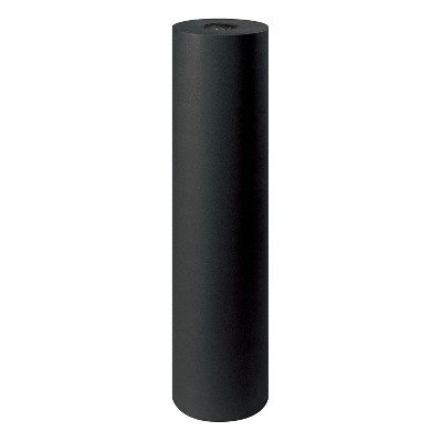 Box Partners Colored Kraft Paper 50# 36" Black 1/Roll KP3650BK
