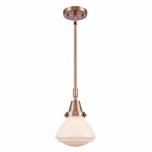 Olean - 1 Light Stem Hung Mini Pendant In Industrial Style-8.88 Inches Tall and 6.75 Inches Wide - 1 of 1