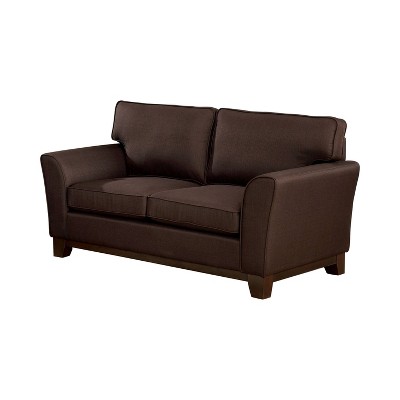 Nichols Flared Arms Loveseat Brown - HOMES: Inside + Out