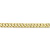 Black Bow Jewelry 4.6mm 10k Yellow Gold Flat Beveled Curb Chain Bracelet - 2 of 4
