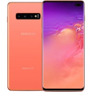 Samsung Galaxy S10+ Factory Unlocked Android Cell Phone | 128GB | Fingerprint ID and Facial Recognition | Long-Lasting Battery | Pink (SM-G975U) - 1 of 4
