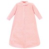Hudson Baby Infant Girl Long-Sleeve Fleece Sleeping Bag, Floral - 4 of 4