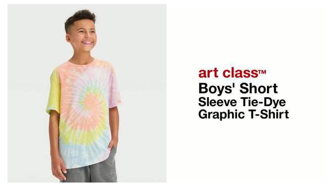 Boys' Short Sleeve Tie-Dye Graphic T-Shirt - art class™, 2 of 5, play video