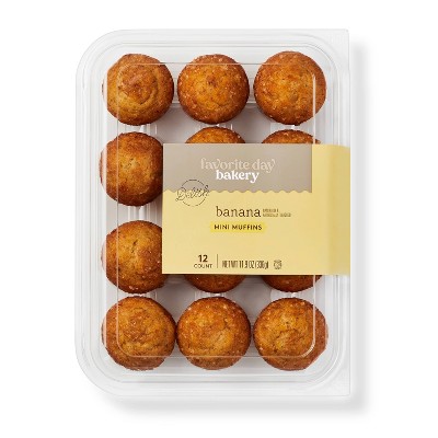 Banana Mini Muffins - 12ct - Favorite Day™