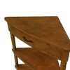 Dexmalle 33.8'' Small Triangle Corner Table - 4 of 4