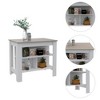 Kitchen Island with Three Shelves and Four Legs - 2 of 4