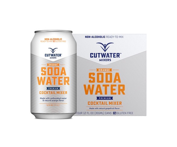 Cutwater Spirits Orange Soda Water - 4pk / 12 fl oz Cans