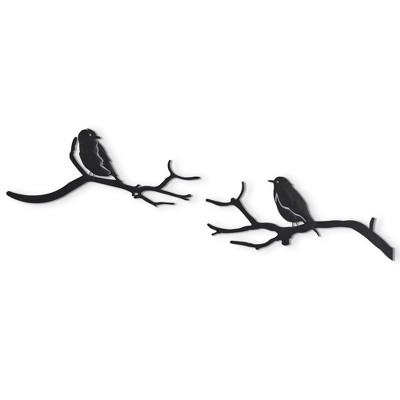 Americanflat Three and Two Metal Wall Decor Set - Metal Indoor Wall Art