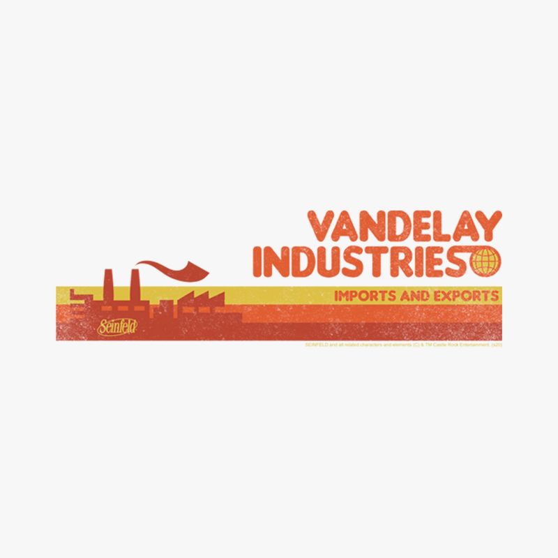 Women's Seinfeld Retro Vandelay Industries T-Shirt, 2 of 6