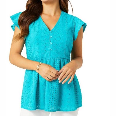 Women's ZENDAYA PEPLUM TOP - COCO + CARMEN
