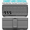 Nakedcellphone Combo for Samsung Galaxy Z Fold 6 - Special Ops Phone Case and Belt Clip Holster (Stand, Pen Slot) - 4 of 4