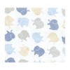Hudson Baby Infant Boys Cotton Flannel Receiving Blankets 7pk, Multi Color Boy Elephant, One Size - 3 of 4
