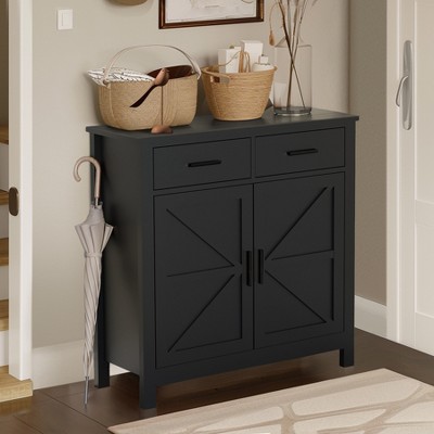 Sideboard Buffet Cabinet with Storage, Coffee Bar Cabinet with 2 Drawers, Kitchen Pantry Cabinet for Kitchen Dining Room Entryway