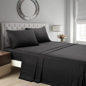 Marcielo 3/4 Pcs Luxury Stripe Bed Sheets Set 35000 - 1 of 4