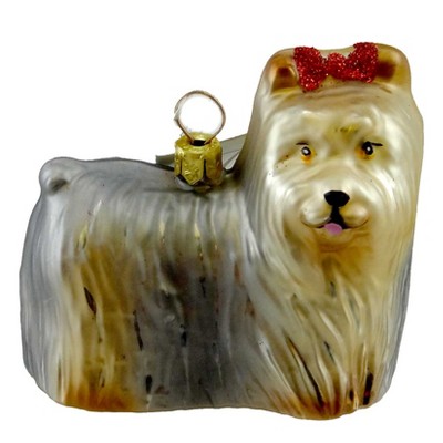 yorkie dog ornaments