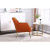 NicBex Accent Chair Modern Living Room Chair Lounge Chair with Gold Legs and Adjustable Legs for Bedroom - 3 of 4