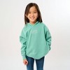 The Juniper Shop Embroidered Varsity Love Vibes Toddler Graphic Hoodie - 2 of 3