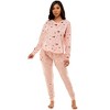 Emerson Road Womens Butter Knit Long-Sleeve V-Neck Top & Jogger Set - 2 of 4