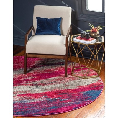 Unique Loom Jardin Lilly Abstract Indoor Woven Area Rug