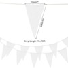 Unique Bargains Outdoor Garden Wedding Birthday Decoration Pennant Flag Banner 50ft - 2 of 4
