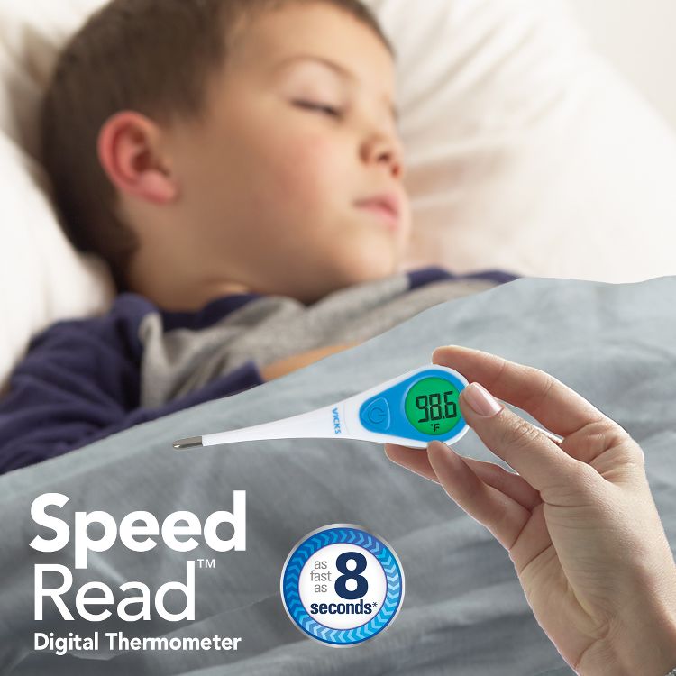 Vicks SpeedRead Digital Thermometer - White, 5 of 9