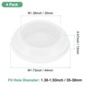 Unique Bargains Silicone Waterproof Durable Shock Absorption Mechanical Fasteners White - 3 of 4