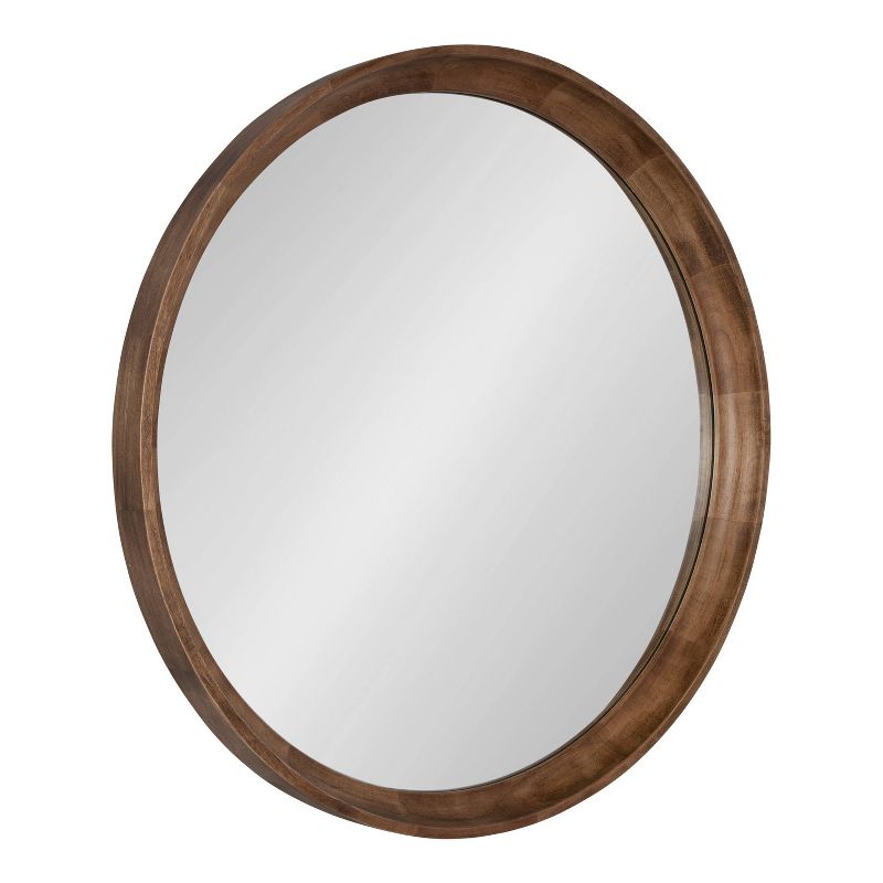 30&#34; Colfax Round Wall Mirror Natural - Kate &#38; Laurel All Things Decor, 1 of 8