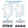 Dolonm Wire Shelving Unit, 6000 LBS NSF Height Adjustable Metal Garage Storage Shelves with Wheels,Metal Shelves - 4 of 4