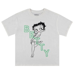 Ladies Betty Boop Fashion T-Shirt - Betty Boop, Bonnie, Margie, and Mae Short Sleeve T-Shirt - Betty Boop Vintage Shirt - 1 of 4