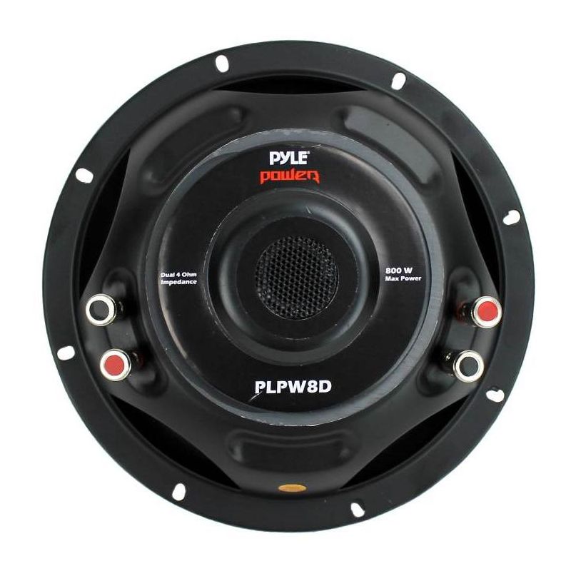 PYLE PLPW8D 8" 1600W Car Audio Subwoofers Subs Woofers Stereo DVC 4-Ohm, 5 of 7