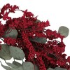 Luupatchy 29in Red Berry and Eucalyptus Door Wreath for Indoor Decor, Red - 3 of 3