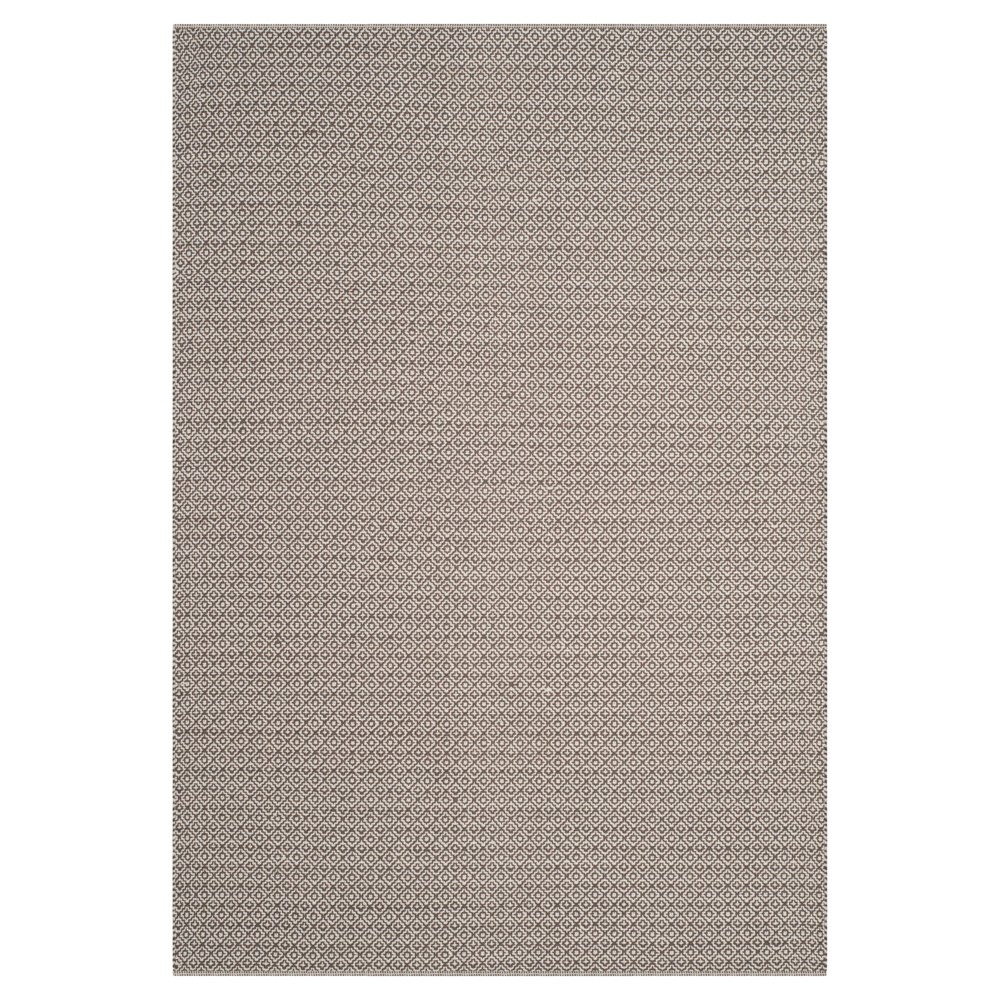 4'x6' Coachella Woven And Flatweave Rug Ivory/Gray - Safavieh