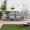 Ravenscroft 7pc Acacia Wood Patio Dining Set - Saracina Home - 4 of 4