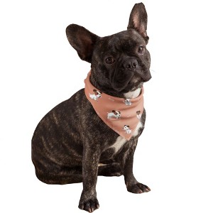 Mechaly Cotton Funny Dog Bandana with Designs Durable Birthday Pet Scarf - 1 of 4