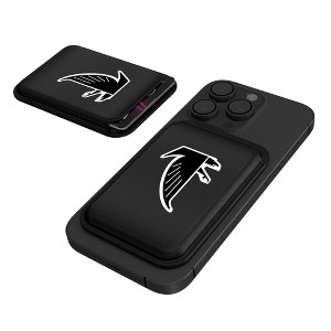 Keyscaper NFL NFC Historic Teams Linen Black Magnetic Credit Card Wallet - 1 of 3
