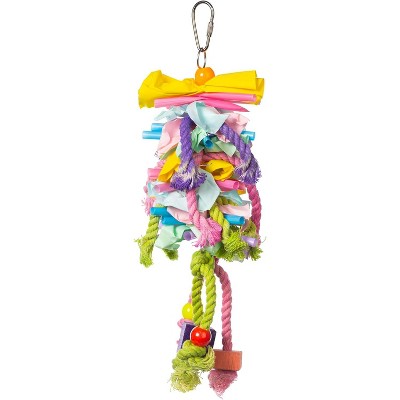 Prevue Pet Products Preen & Pacify Calypso Creations Short Stack Bird Toy 62605
