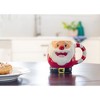 100 North ESNCHMG-ST Jolly Red Santa Claus Christmas Character 17 ounce Glossy Ceramic Coffee Tea Cup Mug For Your Favorite Morning Brew - 3 of 4