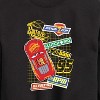 Boys' - Cars - McQueen Decals Graphic Long Sleeve Fleece Sweatshirt - 2 of 4