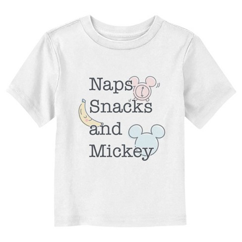 Mickey & Friends Naps Snacks Mice T-Shirt - image 1 of 3