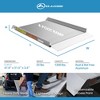 EZ-ACCESS TRAVERSE Single-Piece Walk Ramp w/5.5 Inch Self-Adjusting Bottom Transition Plate, Slip Proof Surface & Hook/Strap Safety Attachment - 3 of 4